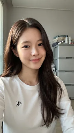 东亚女性休闲自拍