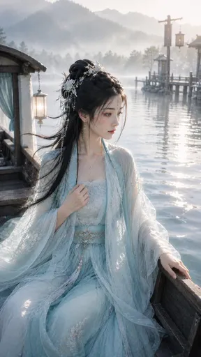 优雅东方奇幻肖像