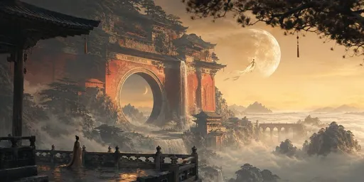 嫦娥奔月：月宫奇幻景观