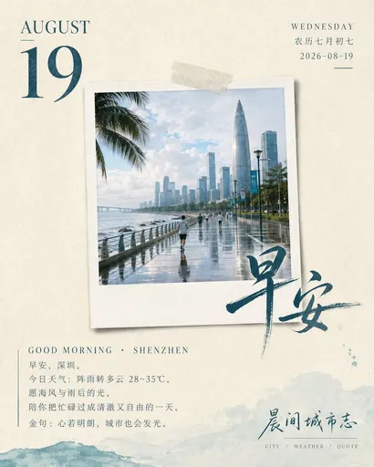日式日历杂志海报