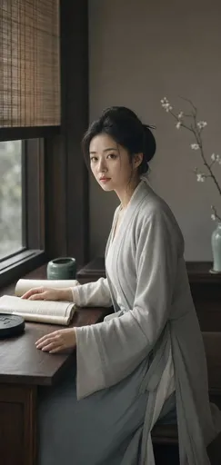 宋代儒雅才女肖像