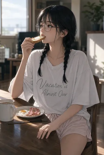 阳光早餐动漫肖像