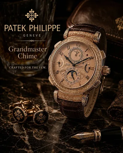 奢华 Grandmaster Chime 腕表广告