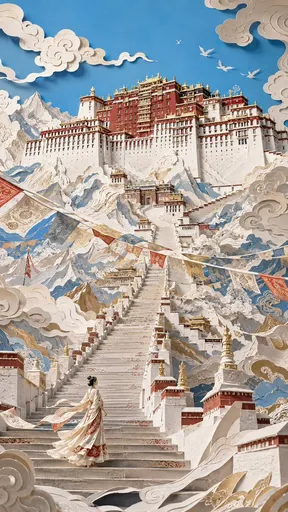 重庆宫殿的东方剪纸艺术