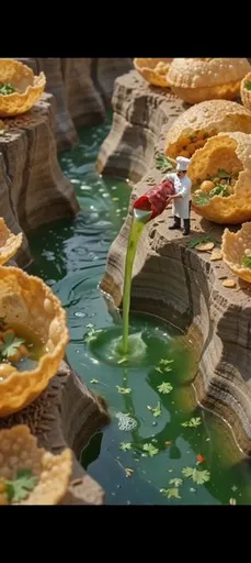 超现实美食奇幻微缩世界