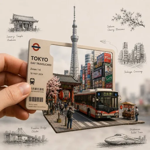 微缩俄罗斯立体模型旅行海报