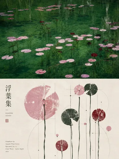 木刻版画风格平面设计海报