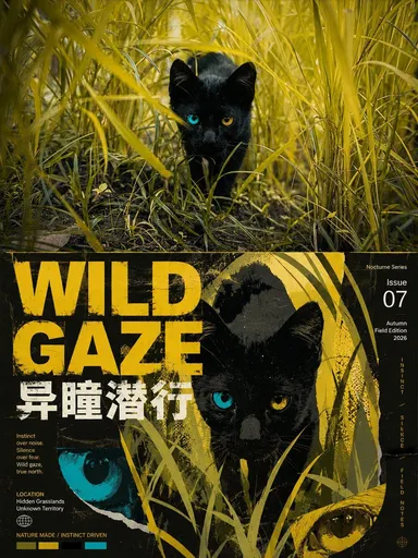 时尚杂志编辑风格海报