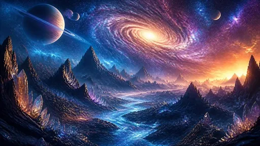 太空中的空灵光之河