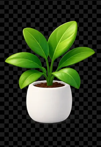 光泽感盆栽素材