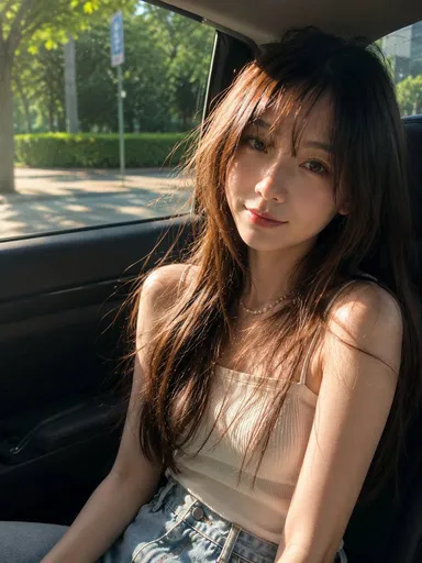 黄金时刻的智能手机抓拍人像