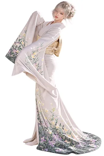优雅振袖和服角色立牌