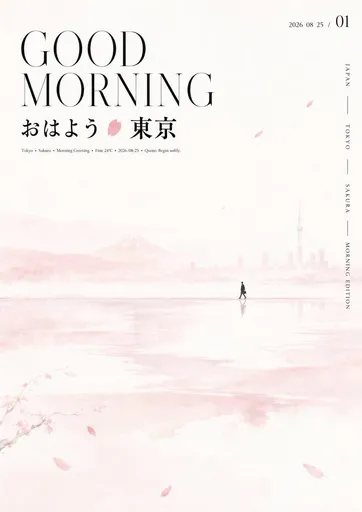 极简东方晨间问候视觉设计