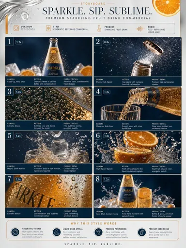 高端水果饮品分镜脚本