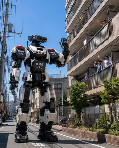 东京警用机器人社区巡逻