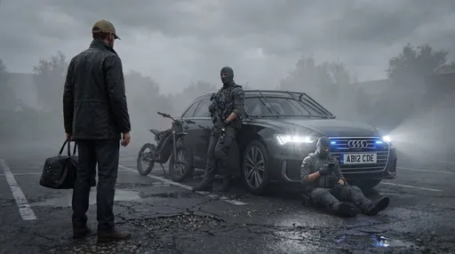 未来伦敦 GTA 风格概念艺术