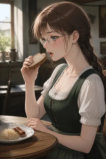 德式香肠早餐盘