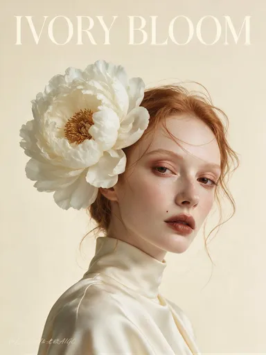 Ivory Bloom 高端时尚海报