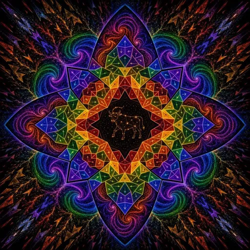 迷幻金牛座曼陀罗