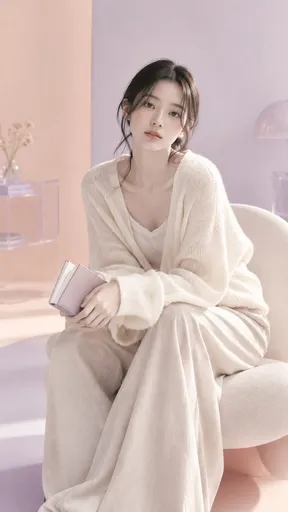 韩系极简时尚肖像