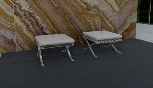 3D 脚凳网格对比
