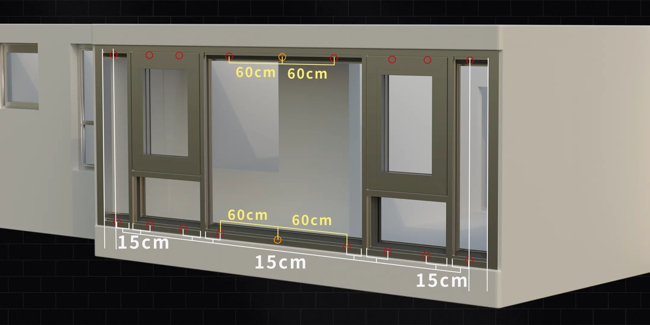 系统门窗固定结构